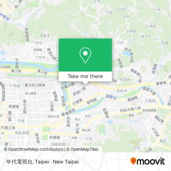 年代電視台 map