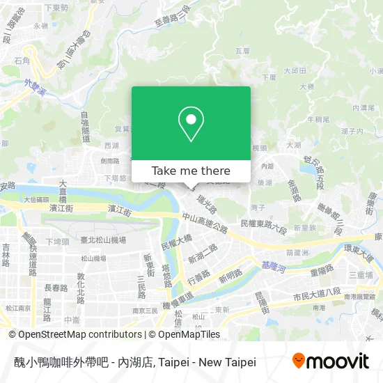 醜小鴨咖啡外帶吧 - 內湖店 map