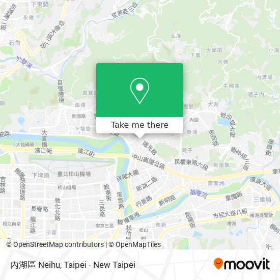 內湖區 Neihu map