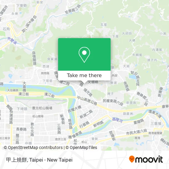 甲上燒餅地圖