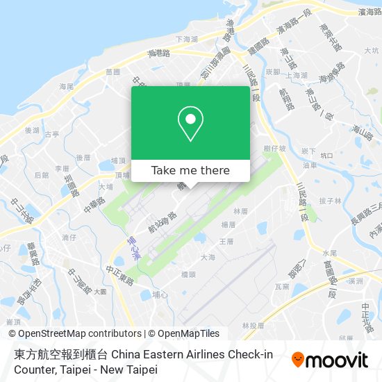 東方航空報到櫃台 China Eastern Airlines Check-in Counter map