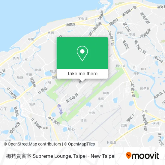梅苑貴賓室 Supreme Lounge map
