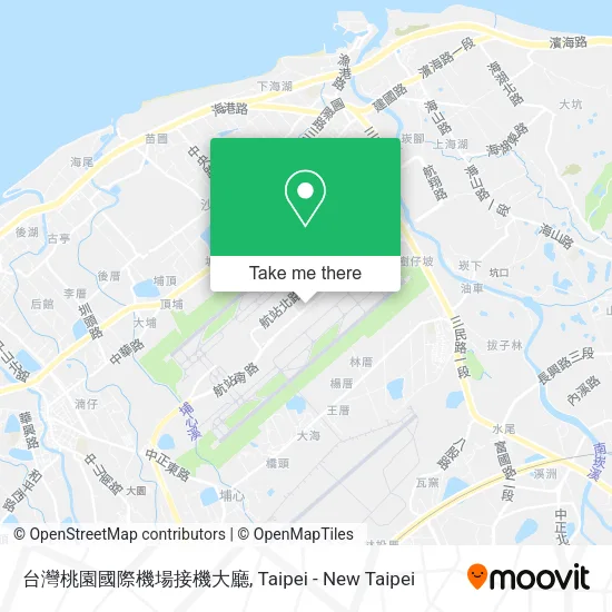台灣桃園國際機場接機大廳 map