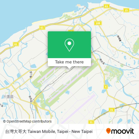 台灣大哥大 Taiwan Mobile map