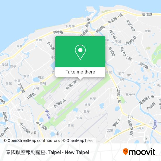 泰國航空報到櫃檯 map