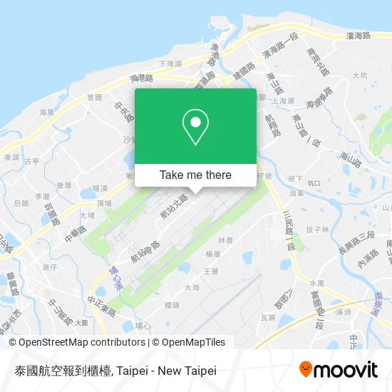 泰國航空報到櫃檯 map