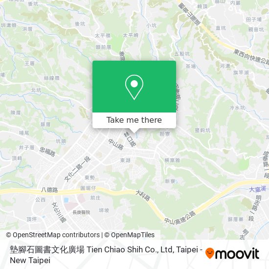 墊腳石圖書文化廣場 Tien Chiao Shih Co., Ltd map