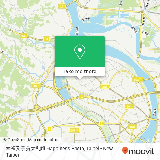 幸福叉子義大利麵 Happiness Pasta map