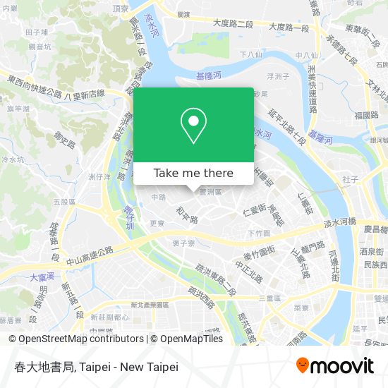 春大地書局 map