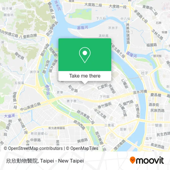 欣欣動物醫院地圖