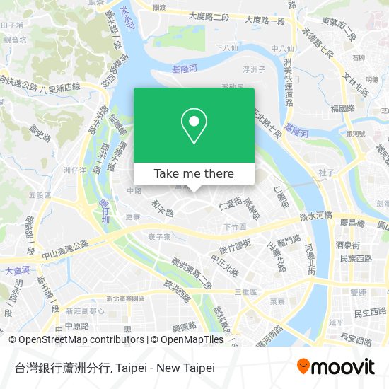 台灣銀行蘆洲分行 map