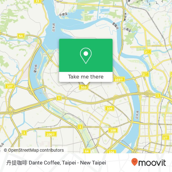 丹提咖啡 Dante Coffee map