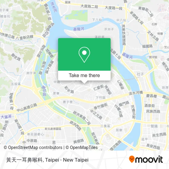 黃天一耳鼻喉科地圖