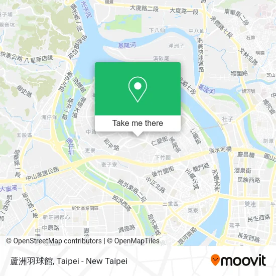 蘆洲羽球館地圖