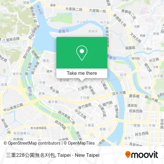 三重228公園無名刈包地圖