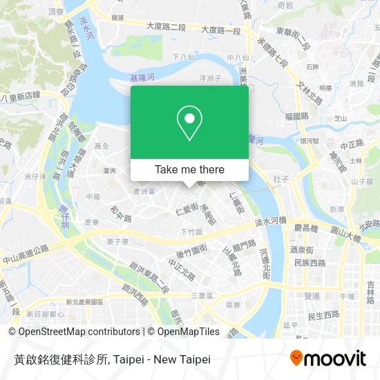 黃啟銘復健科診所 map