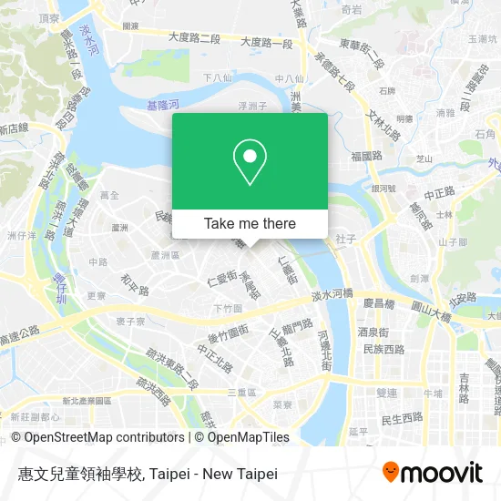 惠文兒童領袖學校地圖
