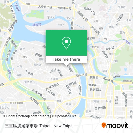 三重區溪尾菜市場 map