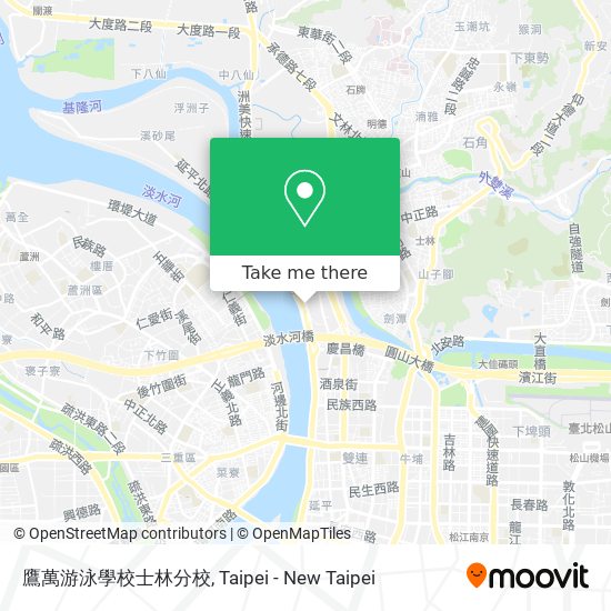 鷹萬游泳學校士林分校 map