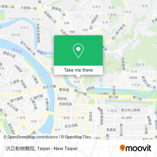 汎亞動物醫院地圖