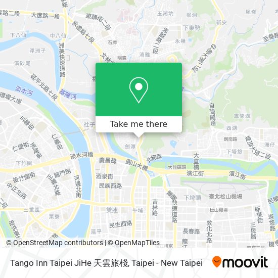 Tango Inn Taipei JiHe 天雲旅棧 map