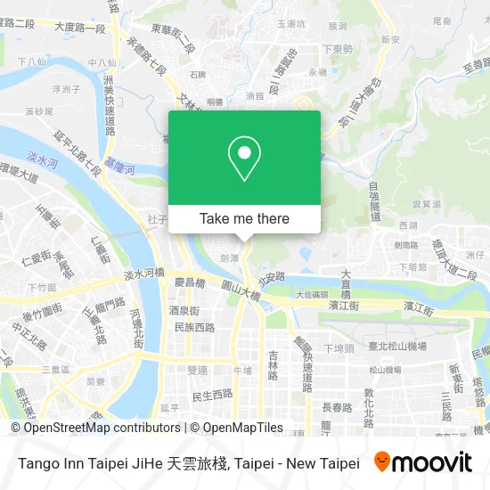 Tango Inn Taipei JiHe 天雲旅棧地圖