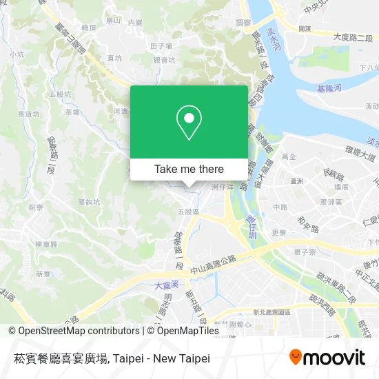 菘賓餐廳喜宴廣場地圖