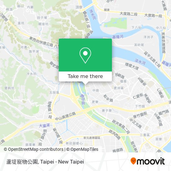 蘆堤寵物公園 map