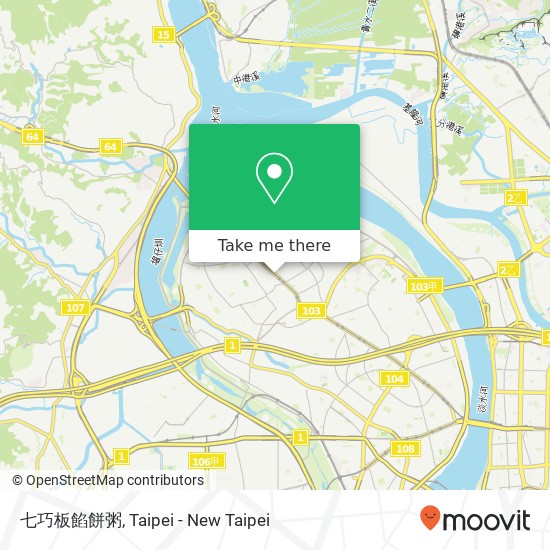 七巧板餡餅粥 map