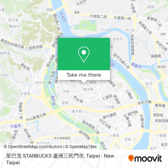 星巴克 STARBUCKS 蘆洲三民門市 map