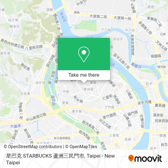 星巴克 STARBUCKS 蘆洲三民門市 map
