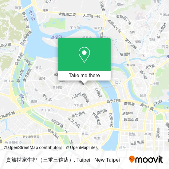 貴族世家牛排（三重三信店）地圖