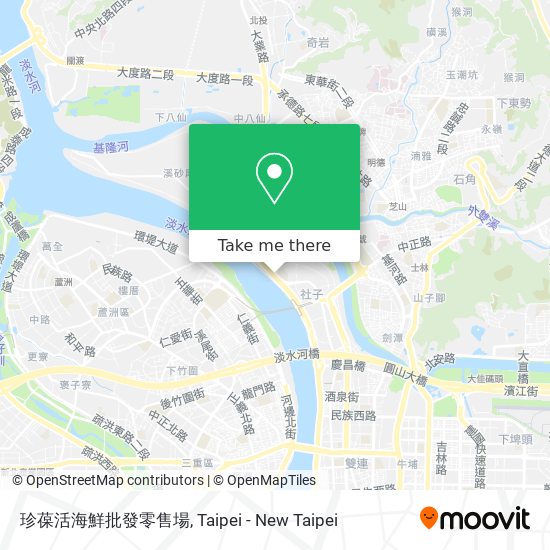 珍葆活海鮮批發零售場 map