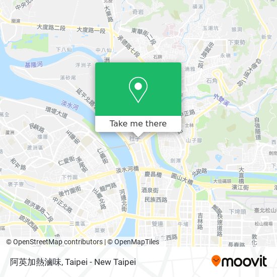 阿英加熱滷味 map