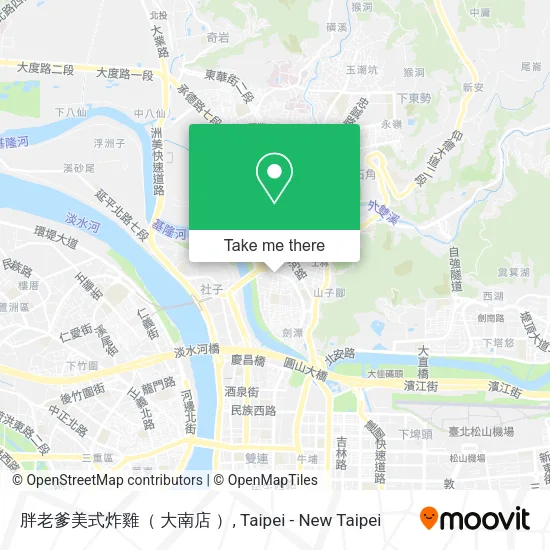 胖老爹美式炸雞（ 大南店 ）地圖