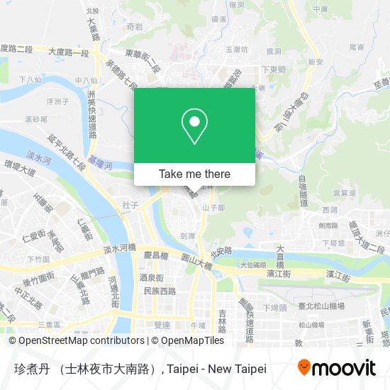 珍煮丹 （士林夜市大南路） map