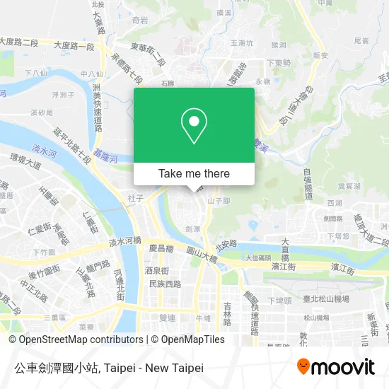 公車劍潭國小站地圖