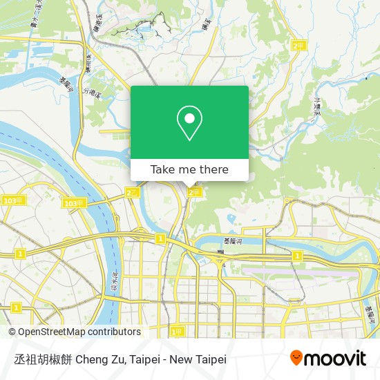 丞祖胡椒餅 Cheng Zu map