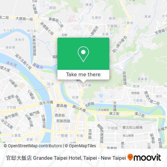 官邸大飯店 Grandee Taipei Hotel map
