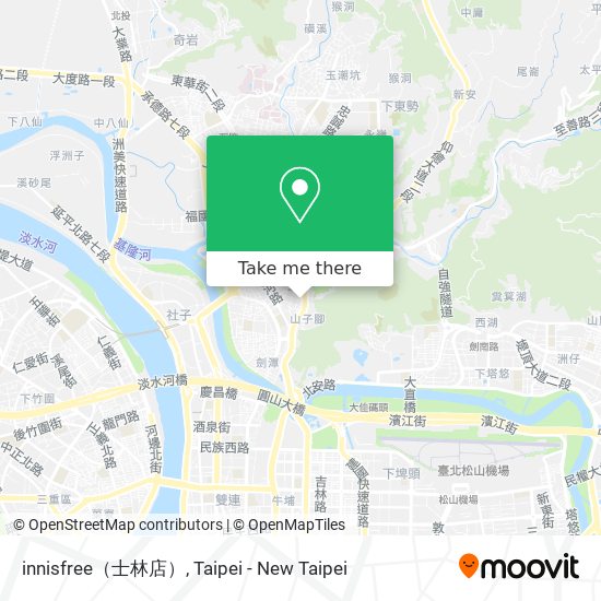 How To Get To Innisfree 士林店 In 士林區by Bus Or Metro