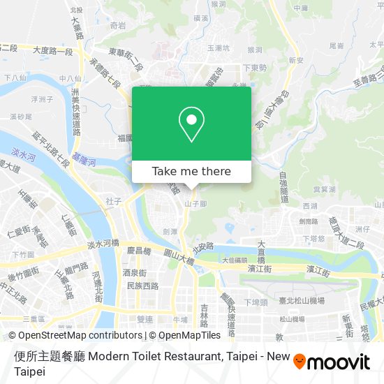 便所主題餐廳 Modern Toilet Restaurant map