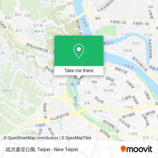 疏洪蘆堤公園地圖