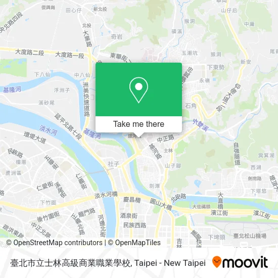 臺北市立士林高級商業職業學校 map