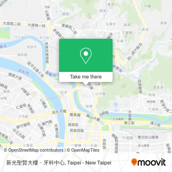 新光聖賢大樓﹣牙科中心地圖