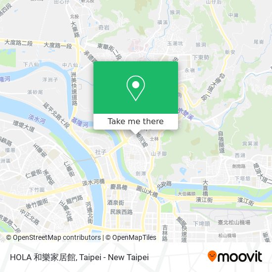 HOLA 和樂家居館地圖