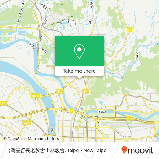 台灣基督長老教會士林教會 map