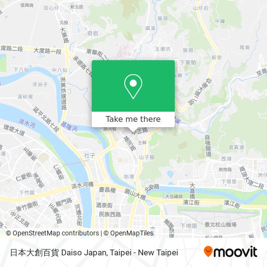 日本大創百貨 Daiso Japan map