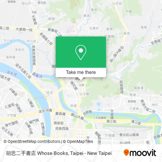 胡思二手書店 Whose Books地圖