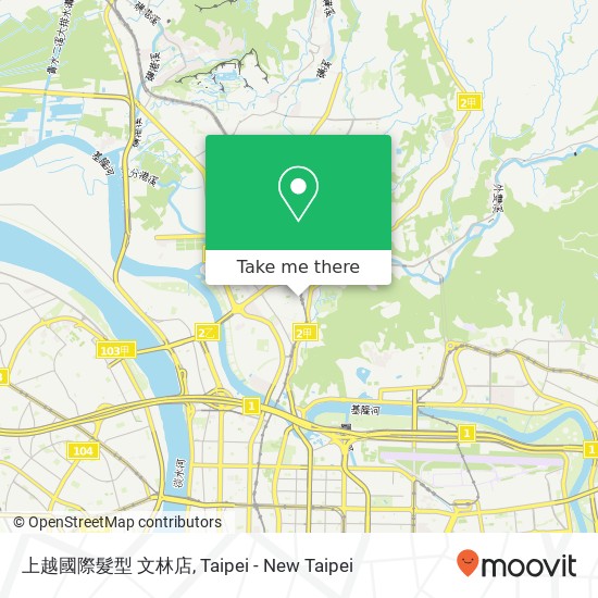 上越國際髮型 文林店 map