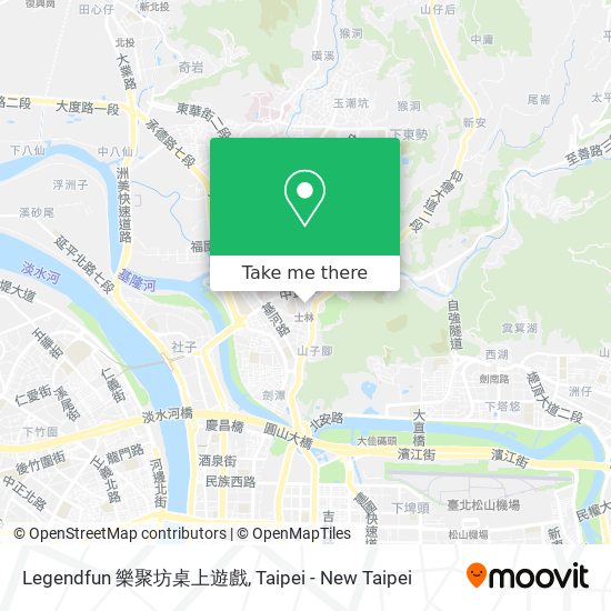 Legendfun 樂聚坊桌上遊戲地圖